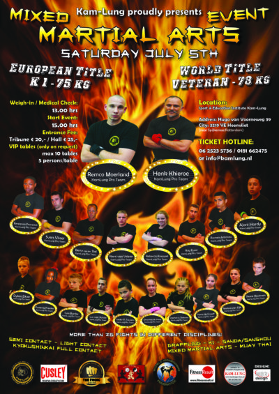 Martial Arts Event - 5 juli 2014